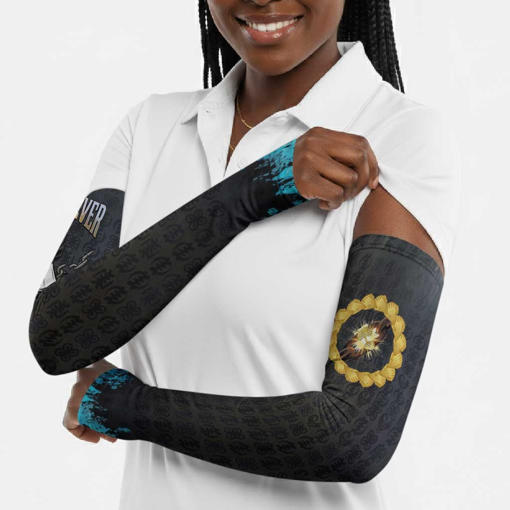 1926 Forever Black History Month Arm Sleeves Broken Chains Freedom Adinkra Symbol
