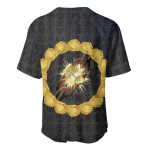 1926 Forever Black History Month Baseball Jersey Broken Chains Freedom Adinkra Symbol