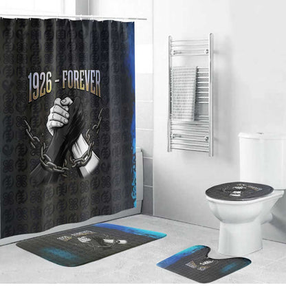 1926 Forever Black History Month Bathroom Set Broken Chains Freedom Adinkra Symbol