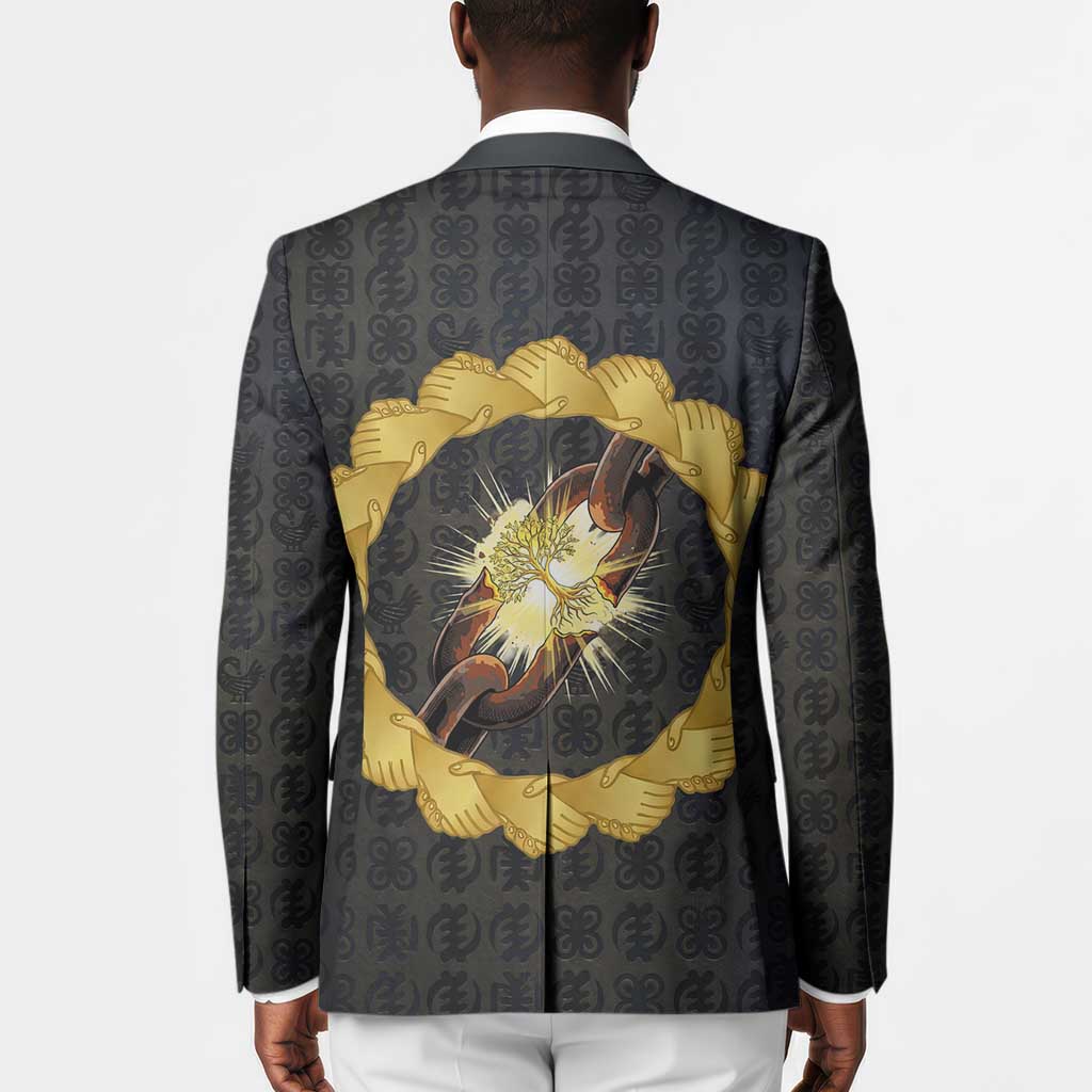 1926 Forever Black History Month Blazer Broken Chains Freedom Adinkra Symbol