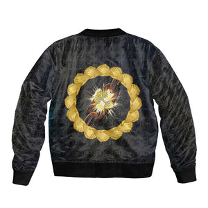 1926 Forever Black History Month Bomber Jacket Broken Chains Freedom Adinkra Symbol