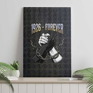 1926 Forever Black History Month Canvas Wall Art Broken Chains Freedom Adinkra Symbol