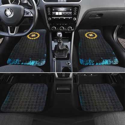 1926 Forever Black History Month Car Mats Broken Chains Freedom Adinkra Symbol