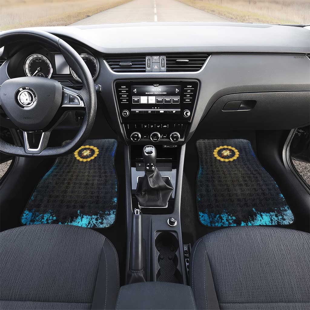 1926 Forever Black History Month Car Mats Broken Chains Freedom Adinkra Symbol