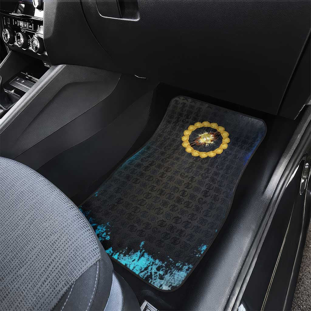 1926 Forever Black History Month Car Mats Broken Chains Freedom Adinkra Symbol