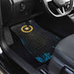 1926 Forever Black History Month Car Mats Broken Chains Freedom Adinkra Symbol