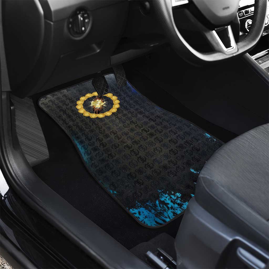 1926 Forever Black History Month Car Mats Broken Chains Freedom Adinkra Symbol