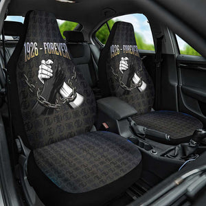 1926 Forever Black History Month Car Seat Cover Broken Chains Freedom Adinkra Symbol