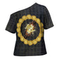 1926 Forever Black History Month Cross Shoulder Shirt Broken Chains Freedom Adinkra Symbol