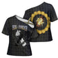 1926 Forever Black History Month Cross Shoulder Shirt Broken Chains Freedom Adinkra Symbol