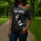 1926 Forever Black History Month Cross Shoulder Shirt Broken Chains Freedom Adinkra Symbol