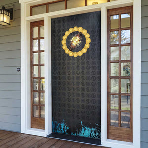 1926 Forever Black History Month Door Cover Broken Chains Freedom Adinkra Symbol