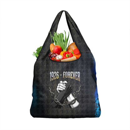 1926 Forever Black History Month Grocery Bag Broken Chains Freedom Adinkra Symbol