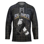 1926 Forever Black History Month Hockey Jersey Broken Chains Freedom Adinkra Symbol