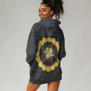 1926 Forever Black History Month Hoodie Dress Broken Chains Freedom Adinkra Symbol
