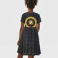 1926 Forever Black History Month Kid Short Sleeve Dress Broken Chains Freedom Adinkra Symbol