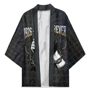 1926 Forever Black History Month Kimono Broken Chains Freedom Adinkra Symbol