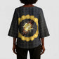 1926 Forever Black History Month Kimono Sleeve Blouse Broken Chains Freedom Adinkra Symbol