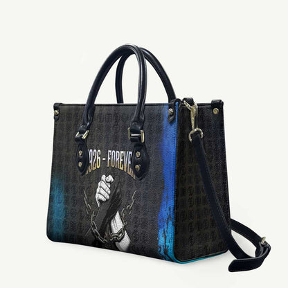 1926 Forever Black History Month Leather Bag Broken Chains Freedom Adinkra Symbol