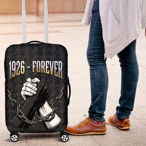 1926 Forever Black History Month Luggage Cover Broken Chains Freedom Adinkra Symbol