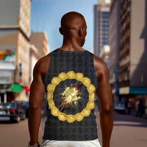 1926 Forever Black History Month Men Tank Top Broken Chains Freedom Adinkra Symbol
