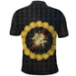1926 Forever Black History Month Polo Shirt Broken Chains Freedom Adinkra Symbol