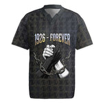 1926 Forever Black History Month Rugby Jersey Broken Chains Freedom Adinkra Symbol