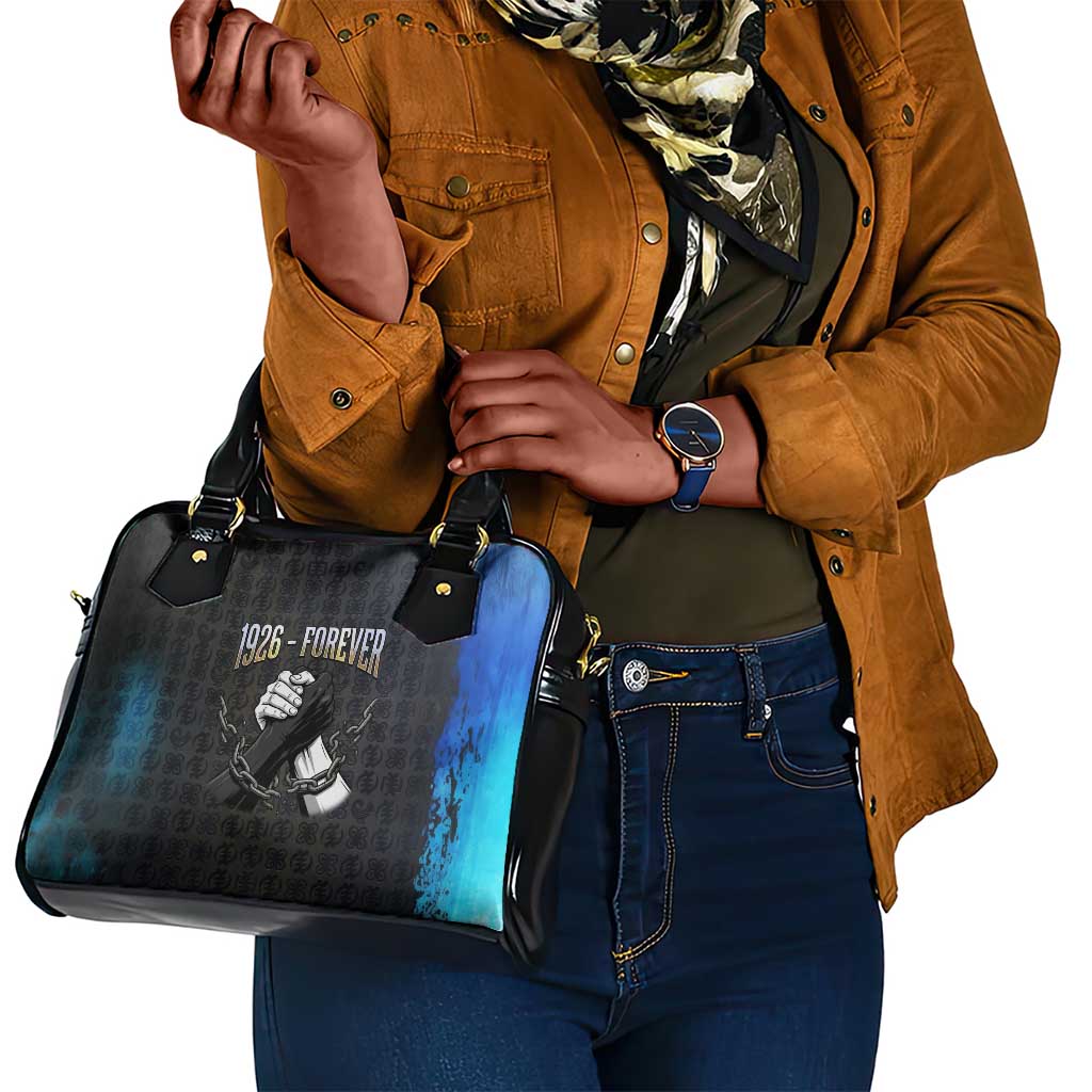 1926 Forever Black History Month Shoulder Handbag Broken Chains Freedom Adinkra Symbol