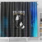 1926 Forever Black History Month Shower Curtain Broken Chains Freedom Adinkra Symbol