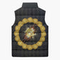 1926 Forever Black History Month Sleeveless Puffer Jacket Broken Chains Freedom Adinkra Symbol