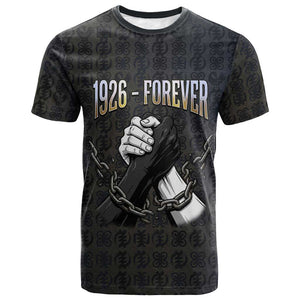 1926 Forever Black History Month T shirt Broken Chains Freedom Adinkra Symbol