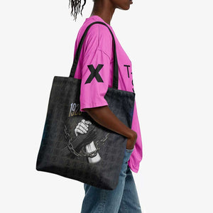 1926 Forever Black History Month Tote Bag Broken Chains Freedom Adinkra Symbol
