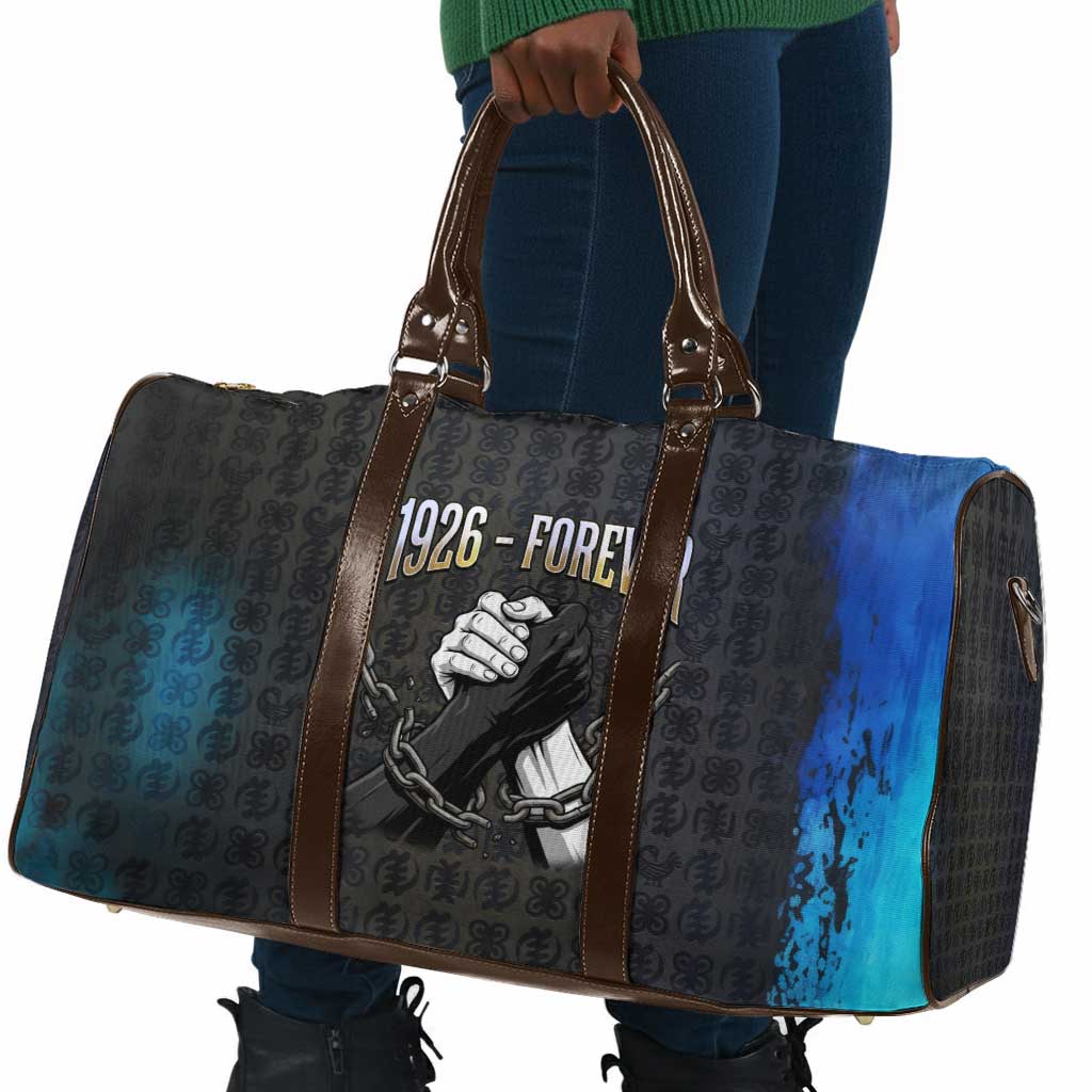 1926 Forever Black History Month Travel Bag Broken Chains Freedom Adinkra Symbol