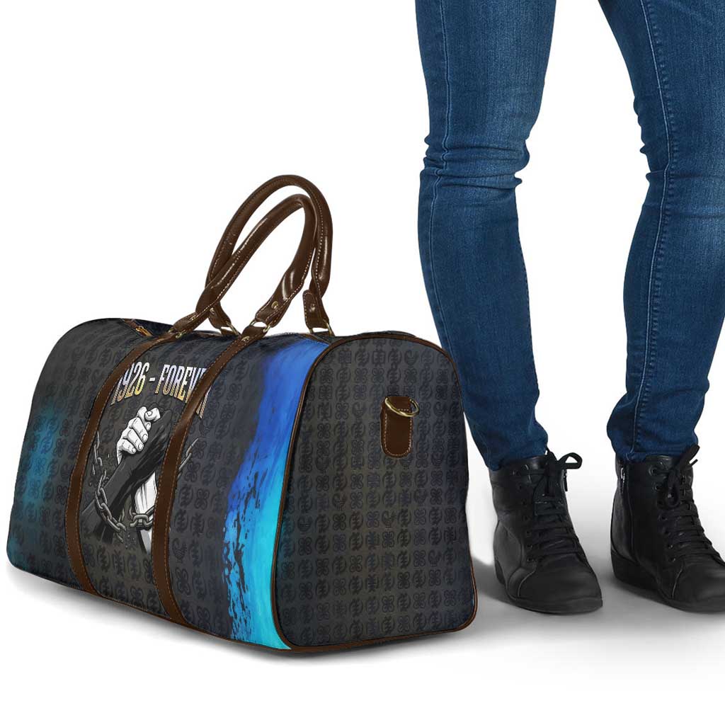 1926 Forever Black History Month Travel Bag Broken Chains Freedom Adinkra Symbol