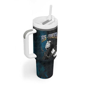 1926 Forever Black History Month Tumbler With Handle Broken Chains Freedom Adinkra Symbol