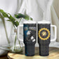 1926 Forever Black History Month Tumbler With Handle Broken Chains Freedom Adinkra Symbol