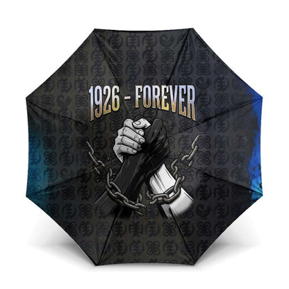 1926 Forever Black History Month Umbrella Broken Chains Freedom Adinkra Symbol