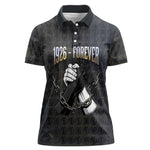 1926 Forever Black History Month Women Polo Shirt Broken Chains Freedom Adinkra Symbol