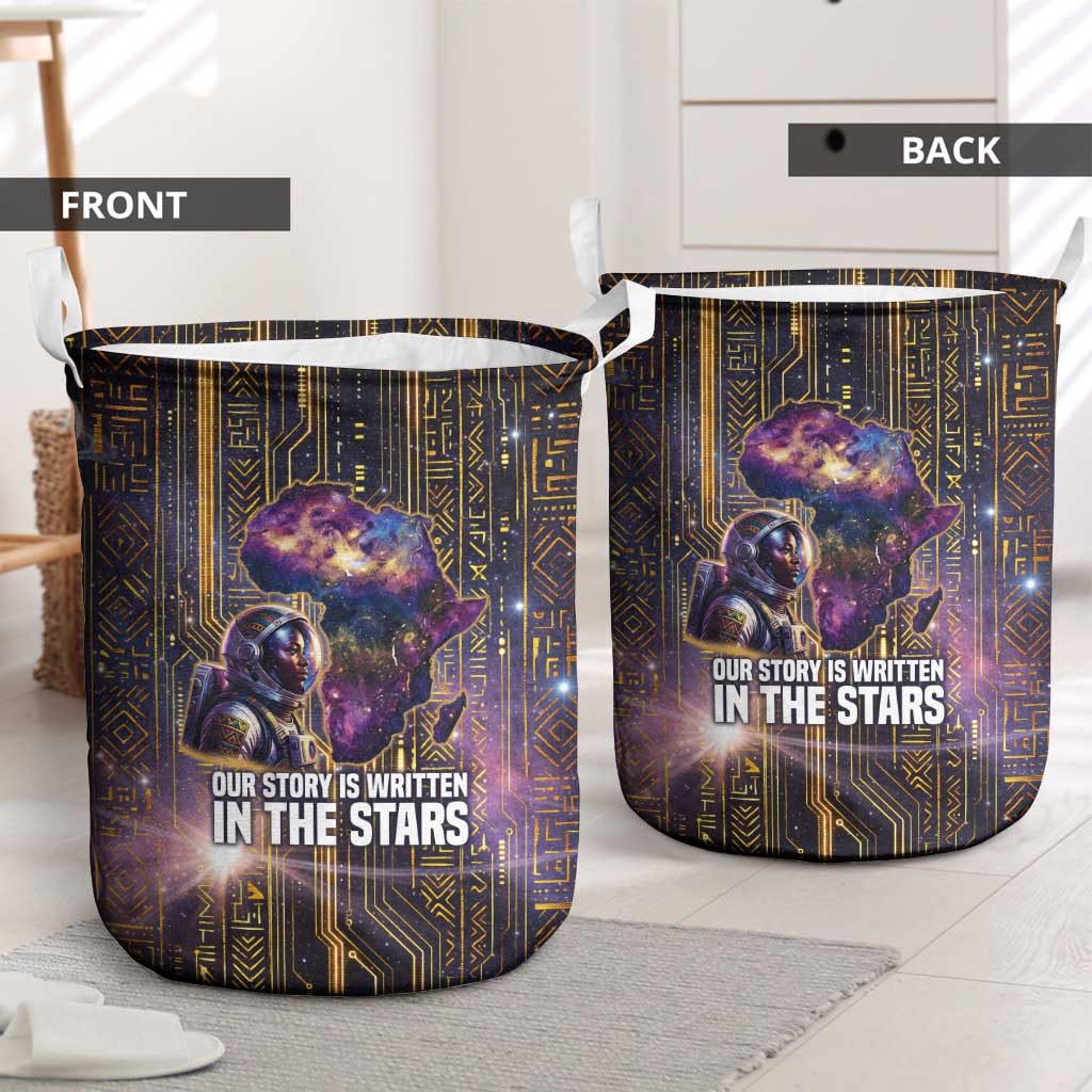 Afrofuturism Legacy Beyond Laundry Basket African Astronaut Galaxy Mask