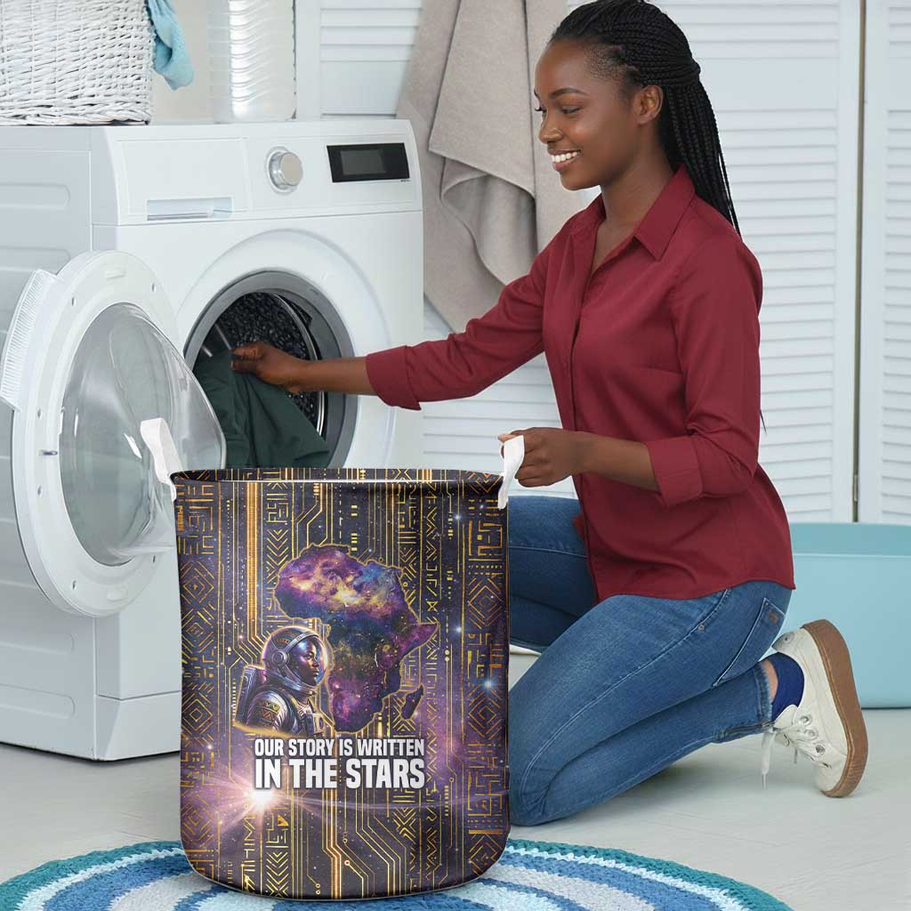 Afrofuturism Legacy Beyond Laundry Basket African Astronaut Galaxy Mask
