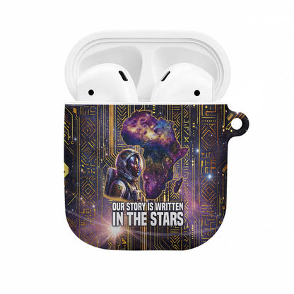 Afrofuturism Legacy Beyond AirPods Case African Astronaut Galaxy Mask