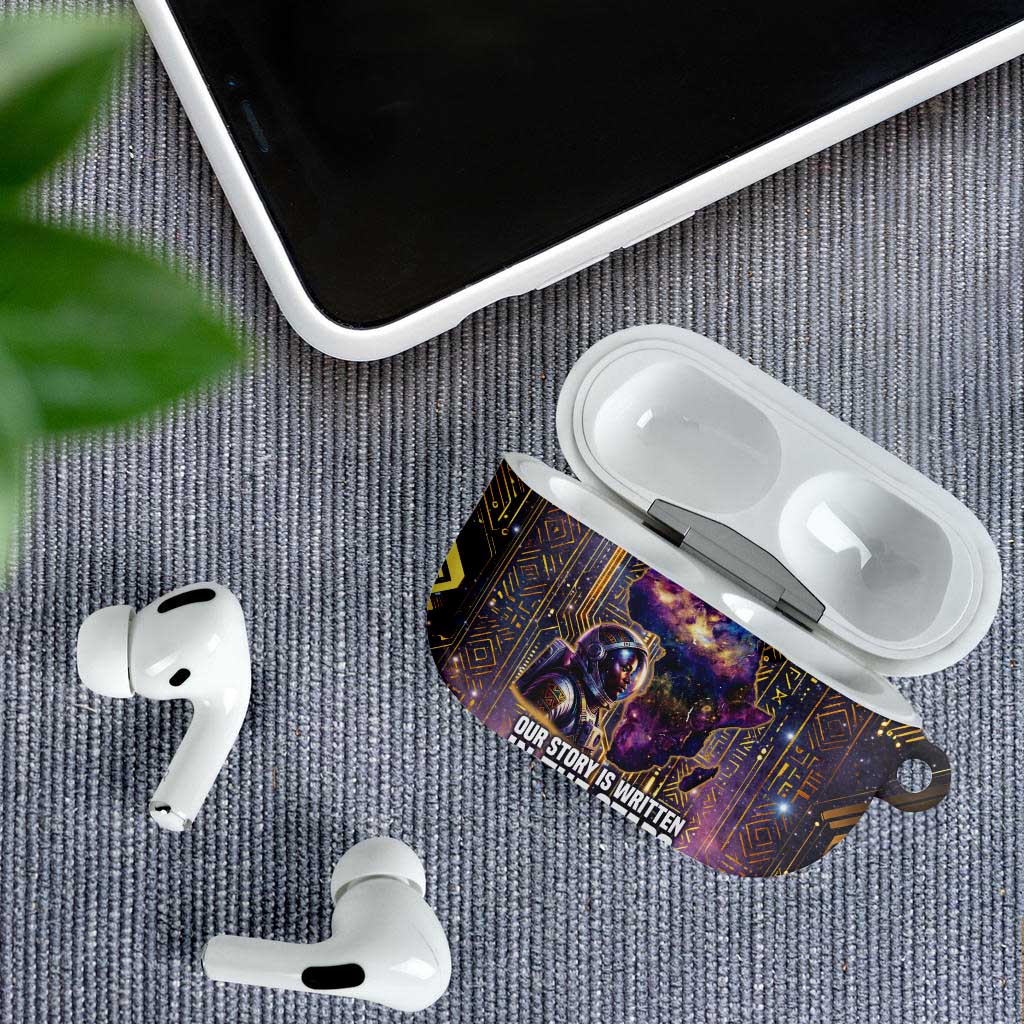 Afrofuturism Legacy Beyond AirPods Case African Astronaut Galaxy Mask