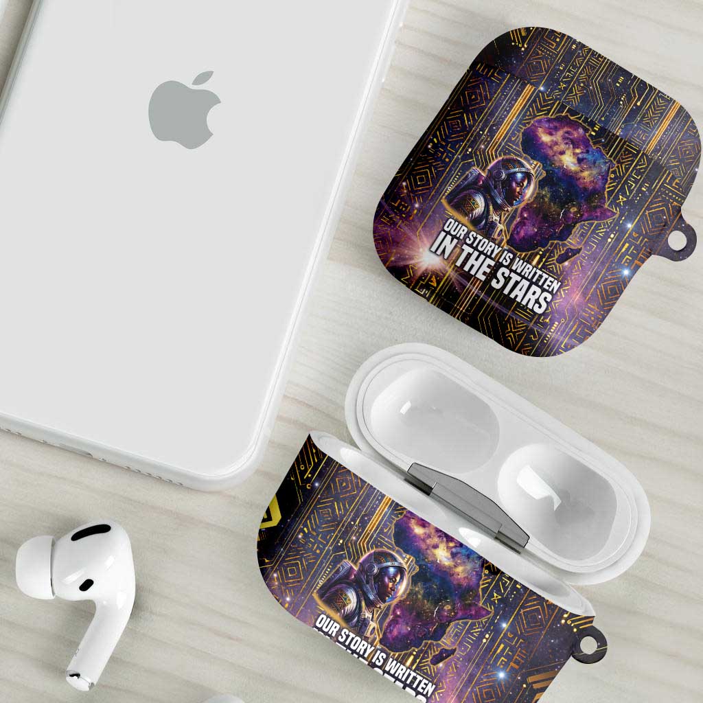 Afrofuturism Legacy Beyond AirPods Case African Astronaut Galaxy Mask