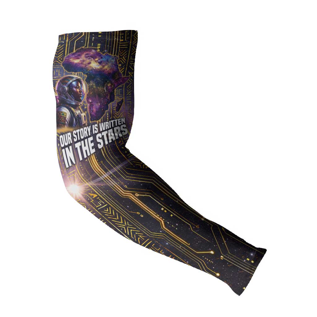 Afrofuturism Legacy Beyond Arm Sleeves African Astronaut Galaxy Mask