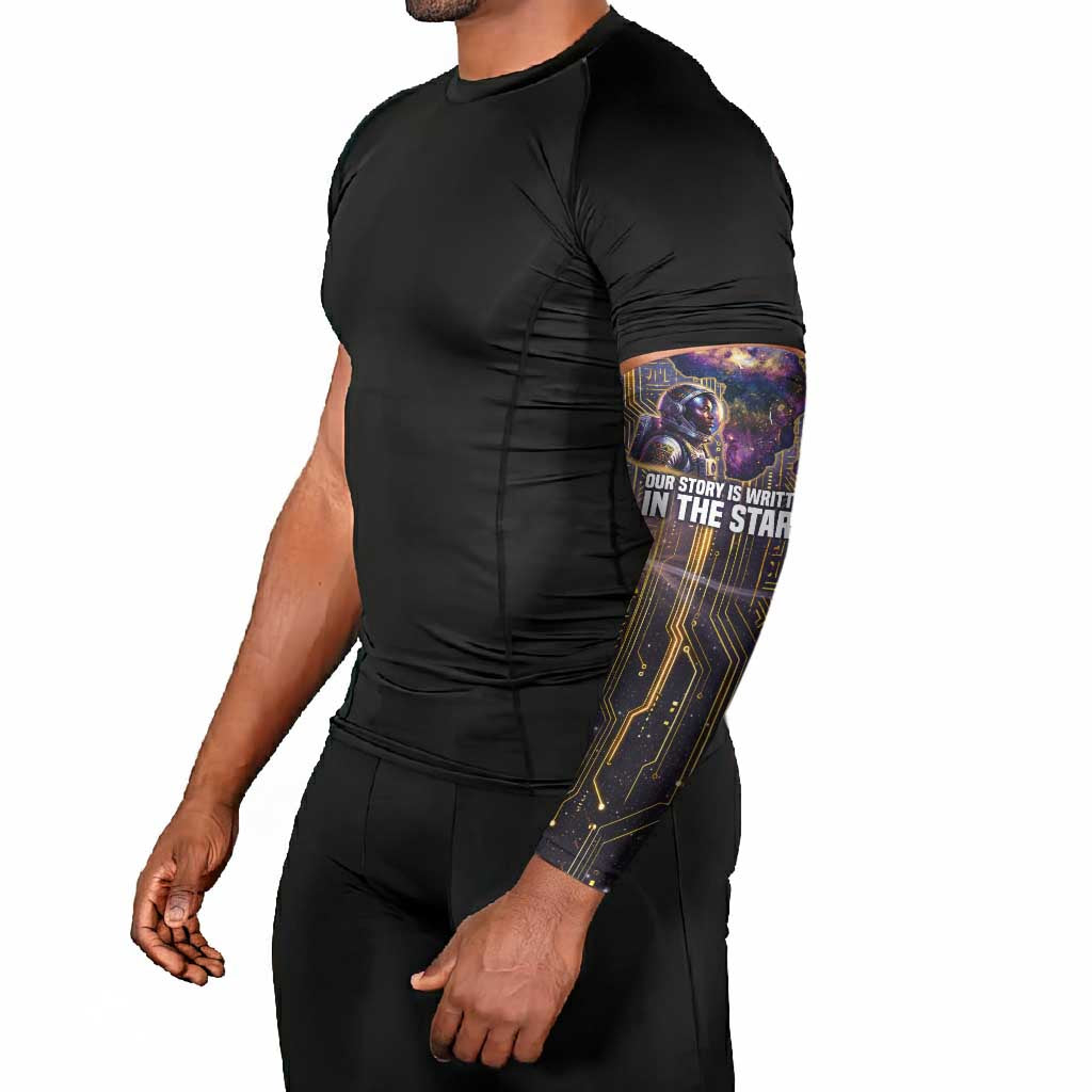 Afrofuturism Legacy Beyond Arm Sleeves African Astronaut Galaxy Mask