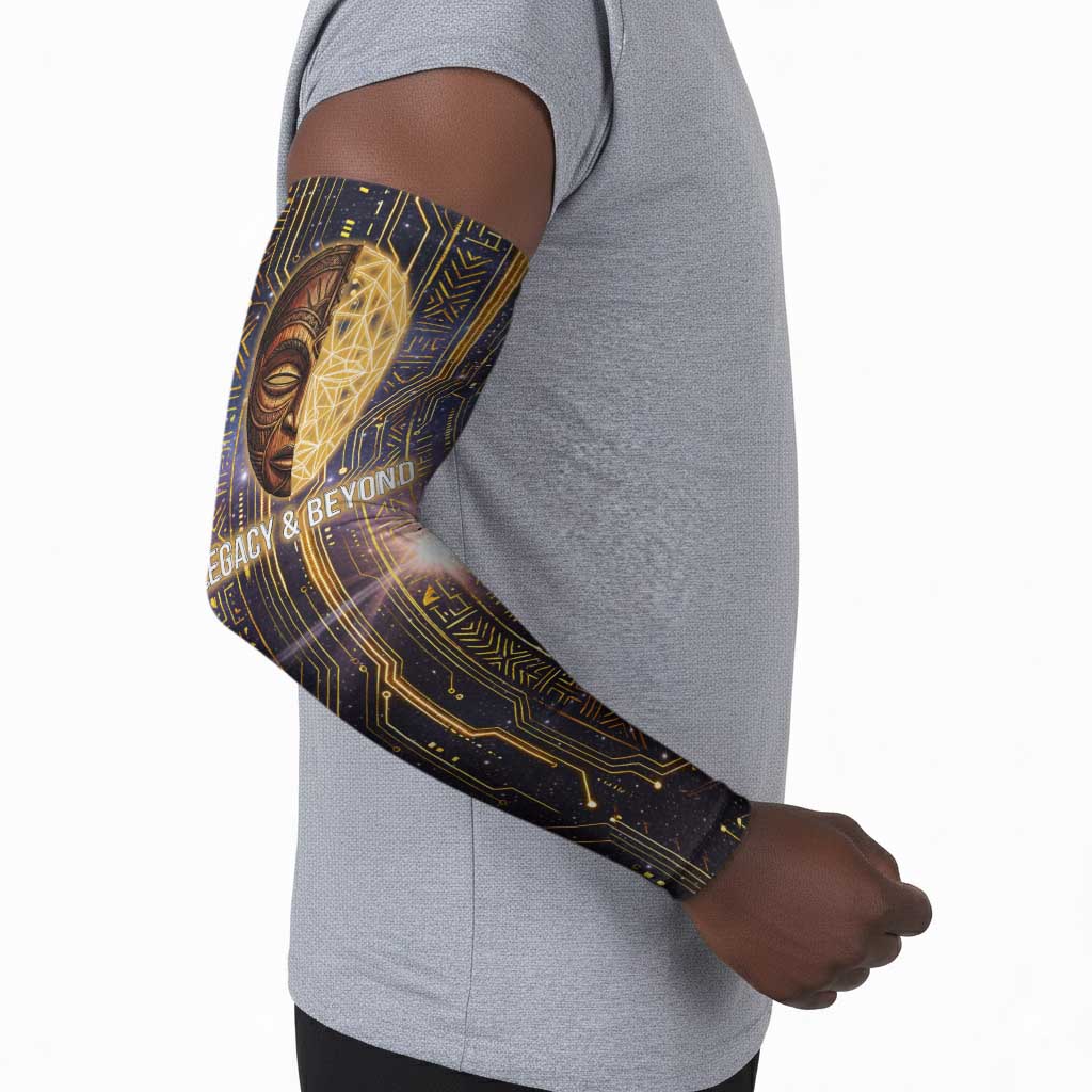 Afrofuturism Legacy Beyond Arm Sleeves African Astronaut Galaxy Mask