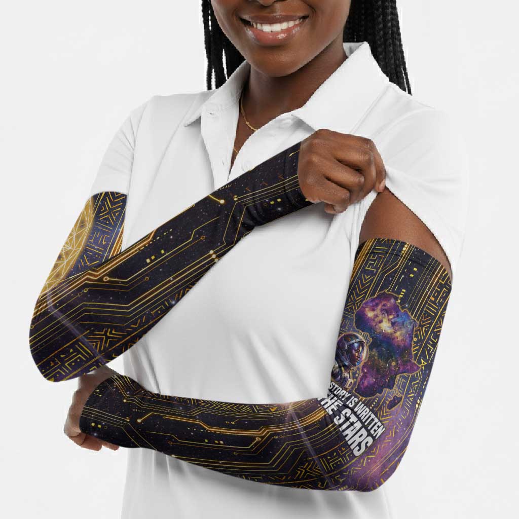 Afrofuturism Legacy Beyond Arm Sleeves African Astronaut Galaxy Mask