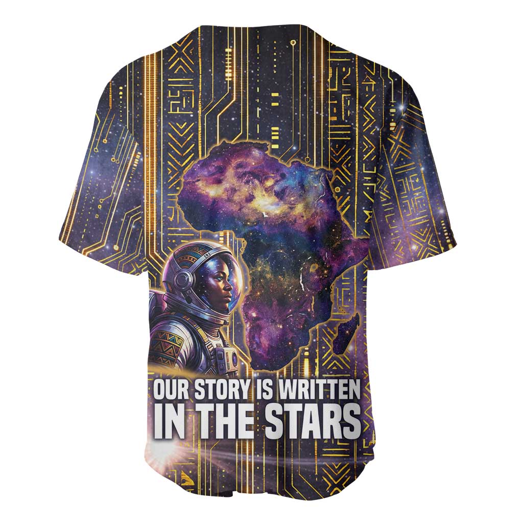 Afrofuturism Legacy Beyond Baseball Jersey African Astronaut Galaxy Mask