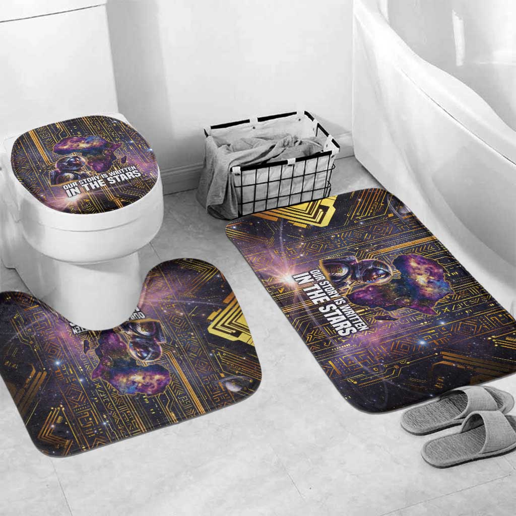 Afrofuturism Legacy Beyond Bathroom Set African Astronaut Galaxy Mask