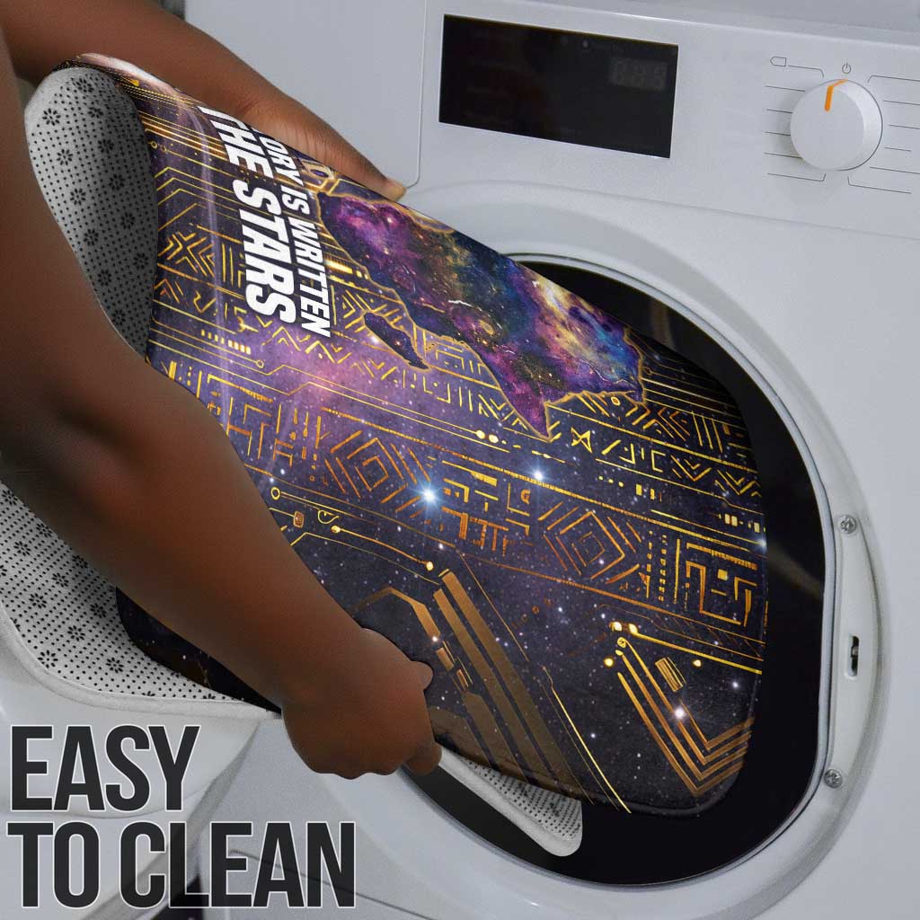 Afrofuturism Legacy Beyond Bathroom Set African Astronaut Galaxy Mask